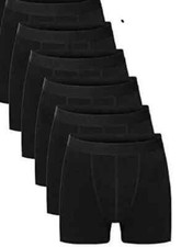 12 PACK 3 AND 6 BLACK MENS BOXER SHORTS TRUNKS COMFORT FIT BOXERS MENS UNDERWEAR