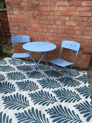Vintage light blue metal - vintage,