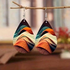 Women Acrylic Teardrop