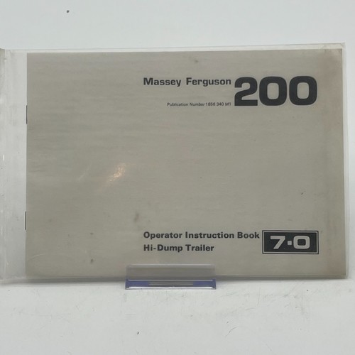 Massey ferguson 200 - 200, hi-dump