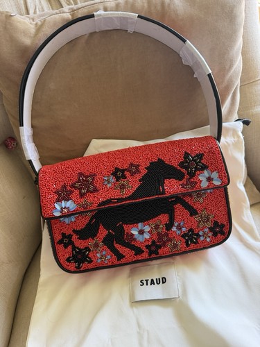 Staud tommy beaded bag - staud, year