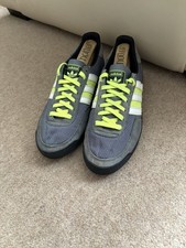 Men’s Grey & Neon Green 2009 Adidas Training PT Trainers Size 9 UK