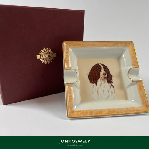 Purdey spaniel cigar ashtray - purdey,