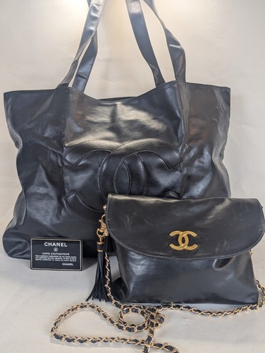 Authentic vintage chanel large - authentic,