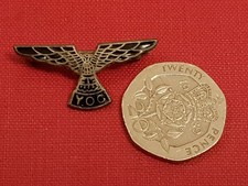 Vintage 1960s Y.O.C Young Ornithologists Club Kestrel Metal & Enamel Pin Badge