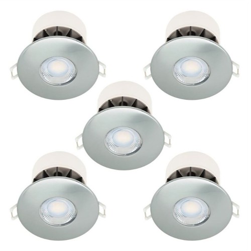 Set brushed steel led - brushed,