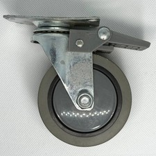 Castor Wheel Bolt Hole Swivel with Total Lock Trolley Ø75mm 45kg