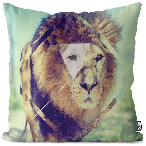Hipster lion cushion cover - lion,