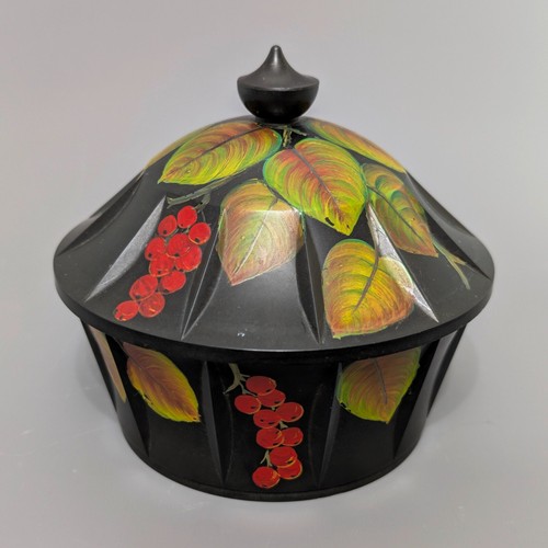 Vintage black bakelite - black, trinket