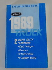 Table Book Ford Econoline /