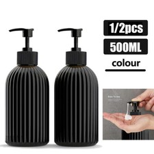500ml Refillable Soap Dispenser Hand Pump Shampoo Bottle Liquid Empty Container