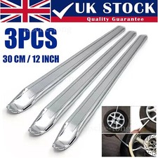 3PCS 12" TYRE LEVERS LONG HEAVY DUTY STEEL CHANGER REMOVER MOTORBIKE BIKE CYCLE