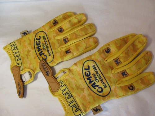 Camel racing gloves - camel,