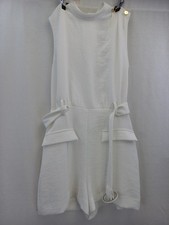 Zara White Playsuit Sleeveless