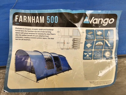 Vango farnham 500 family - farnham,