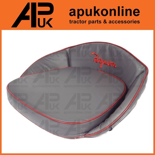 Grey red seat pan cushion - grey,