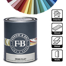 750ml - Farrow and Ball Paint - Dead Flat - Current Colours