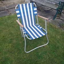 Vintage Blue & White Stripe