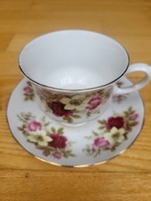 Queen Anne Bone China Tea Cups