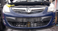 VAUXHALL CORSA D FACELIFT 2013 FRONT BUMPER IN BLUE Z20Z