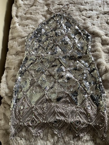 Asos silver sequin flapper - asos,