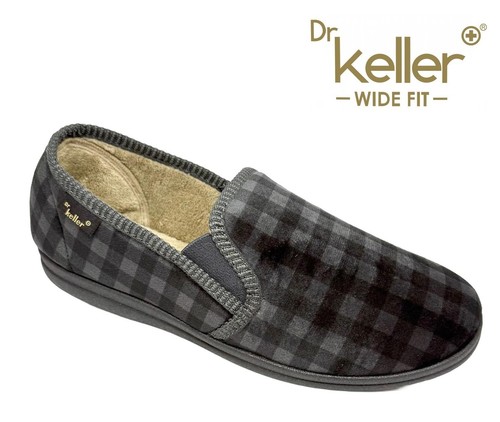 Keller mens black wide fit - dr,