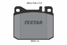 Front axle brake pad - set,, disc