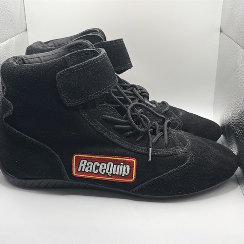 Racequip black suede - black, high