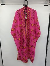 Zara Pink Embroidered Kaftan