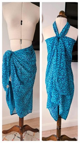 Bright turquoise large blue