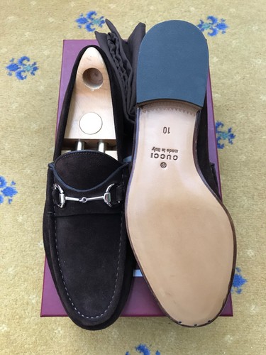 Gucci loafers shoes suede - gucci,