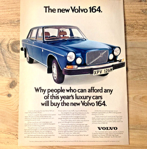 Volvo 164 1970s frameable - 164,