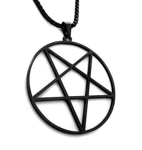 Large black steel occult - black,