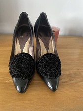 EMPORIO ARMANI BLACK PATENT