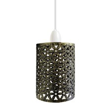 Industrial Drum/Barrel Cage Metal Ceiling Pendant Light Shade Easy Fit Lampshade
