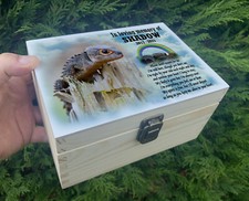 Personalised pet Lizard wooden