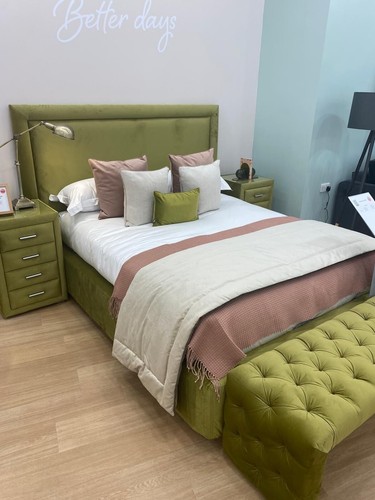 King size bed frame with - frame,