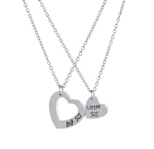 2pcs sister necklace matching - 2pcs,
