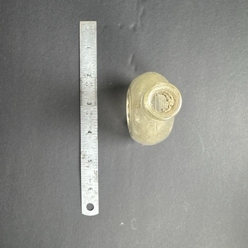 Vintage pinch glass bottle - vintage,