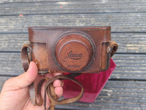 Antique leather leica germany - antique,