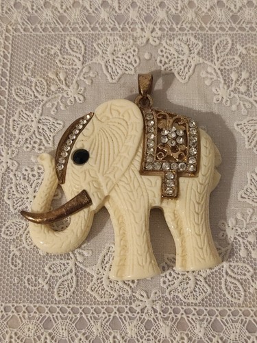 Elephant large pendant - elephant,