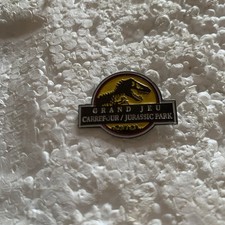 Jurassic park ucs & amblin 1992 signed film memorabilia metal lapel pin