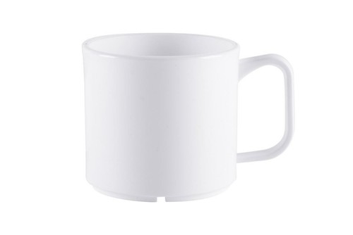 White coffee tea mugs set - mugs, of