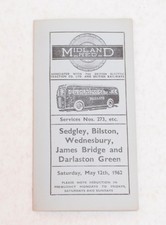 Bus Coach Timetable Handbill