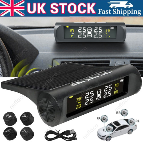 Wireless solar tpms lcd car - wireless,