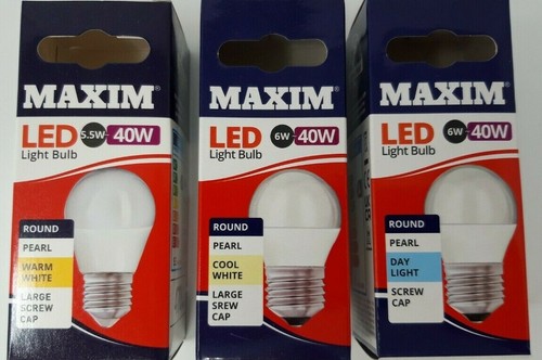 Maxim led golf round - round, bulbs