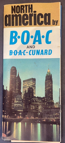 1960 boac cunard - boac, &