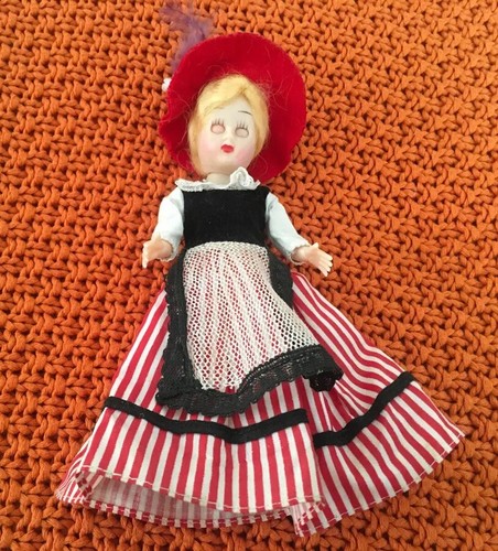 Vintage doll foreign dress - in,