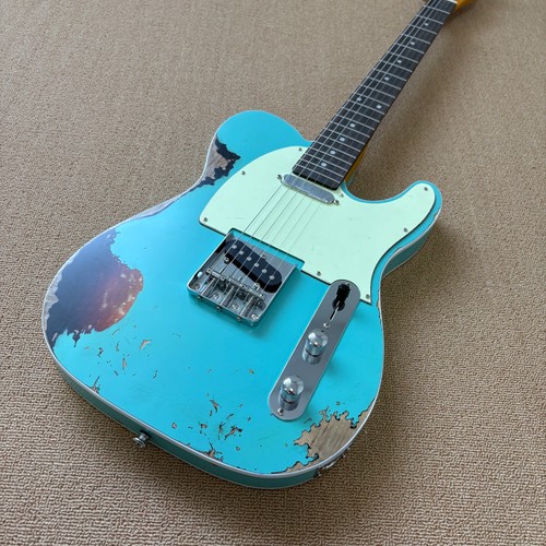 Blue electric guitar - tl,