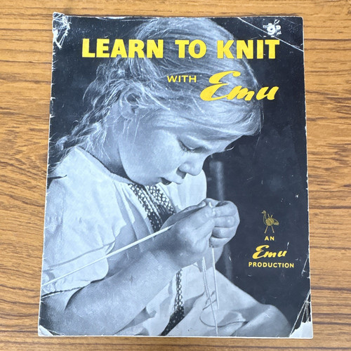 Emu learn knit booklet - learn,